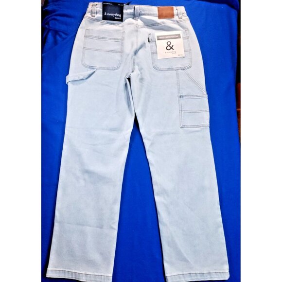 & Everything Denim Carpenter Bootcut Denim Jeans Pants Men's Size 36 X 32 NEW - Picture 7 of 16